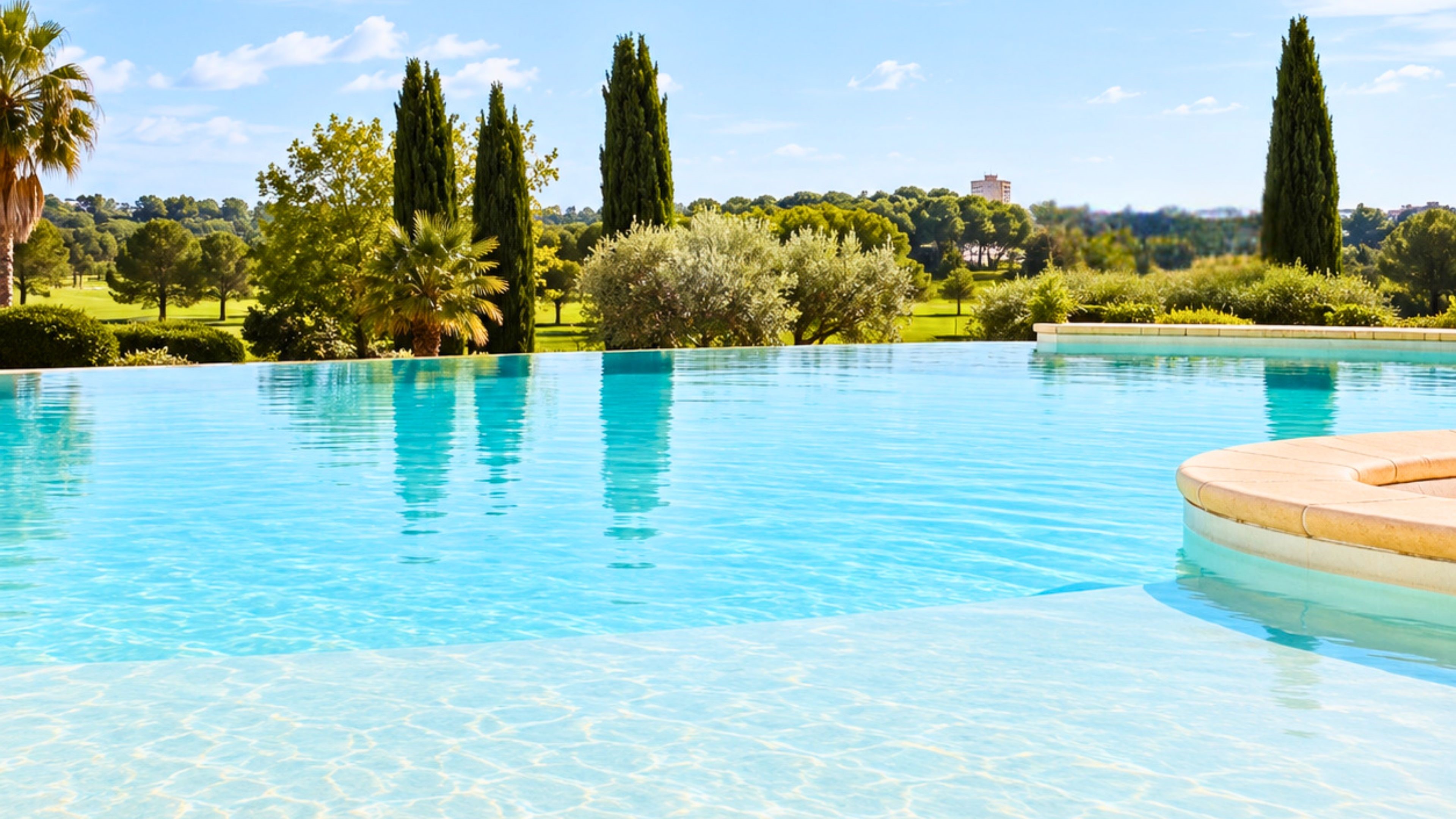 Piscine de l'aparthotel Montpellier Golfe Fontcaude