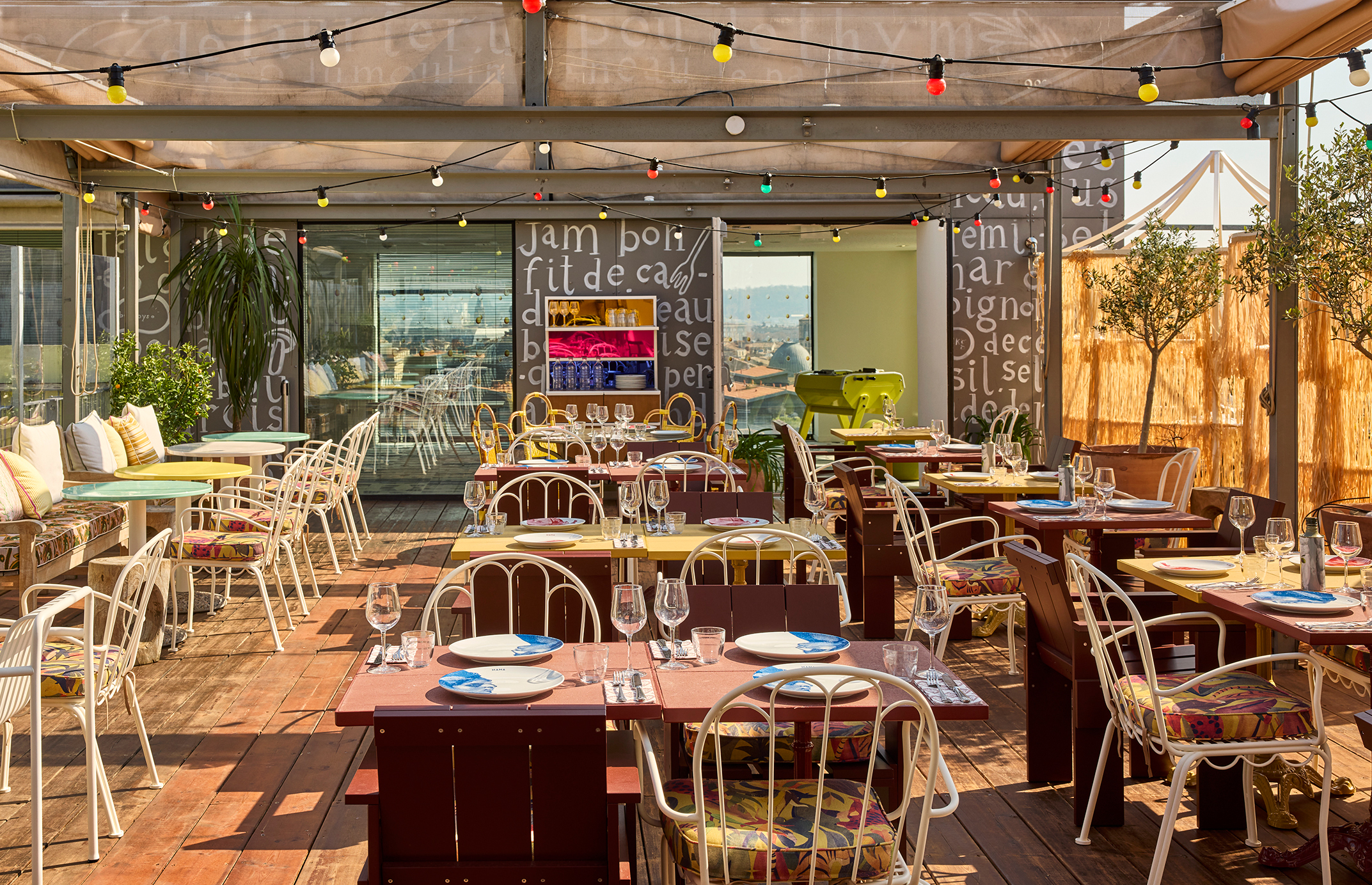 Rooftop restaurant