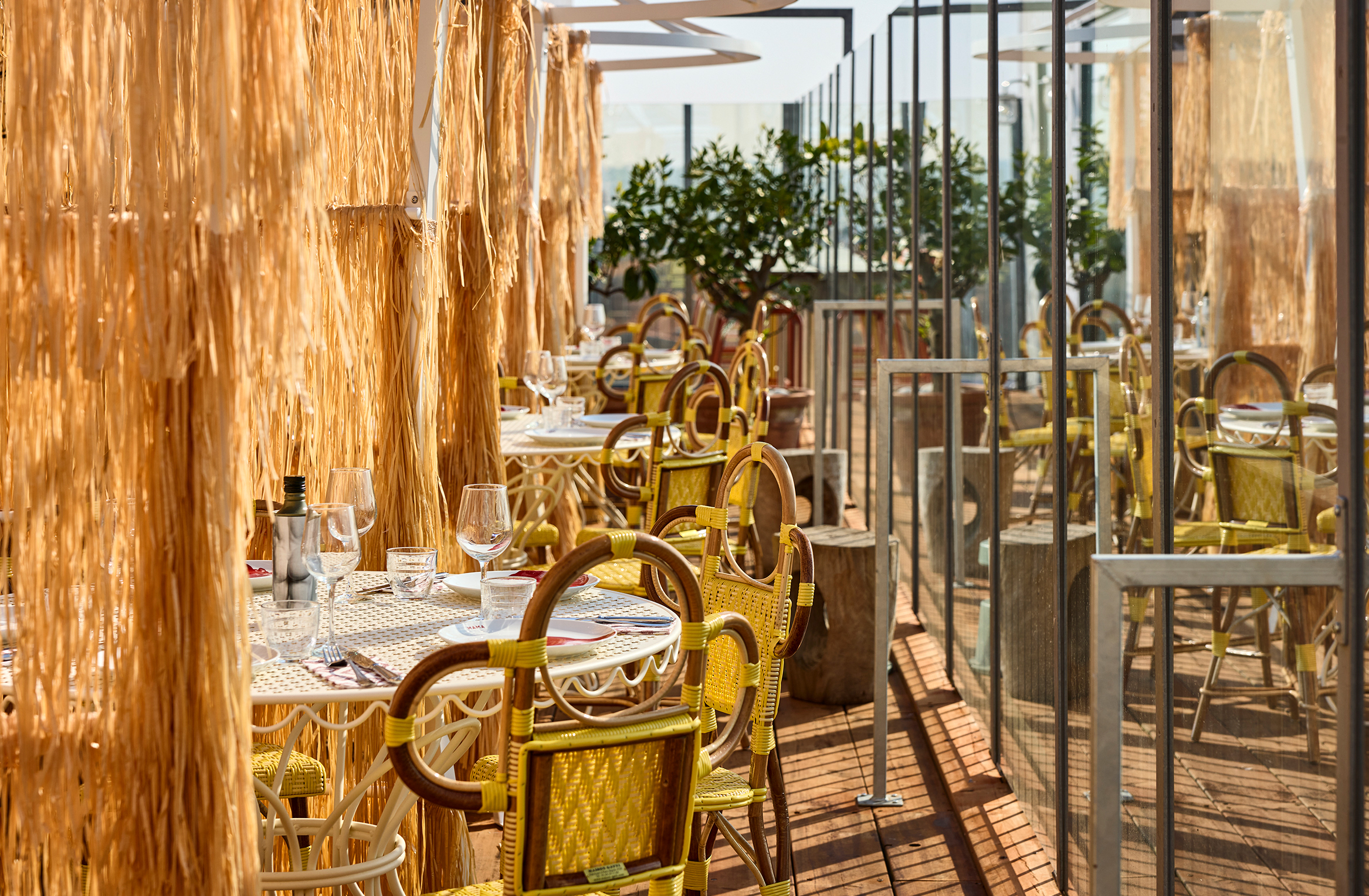 Rooftop restaurant