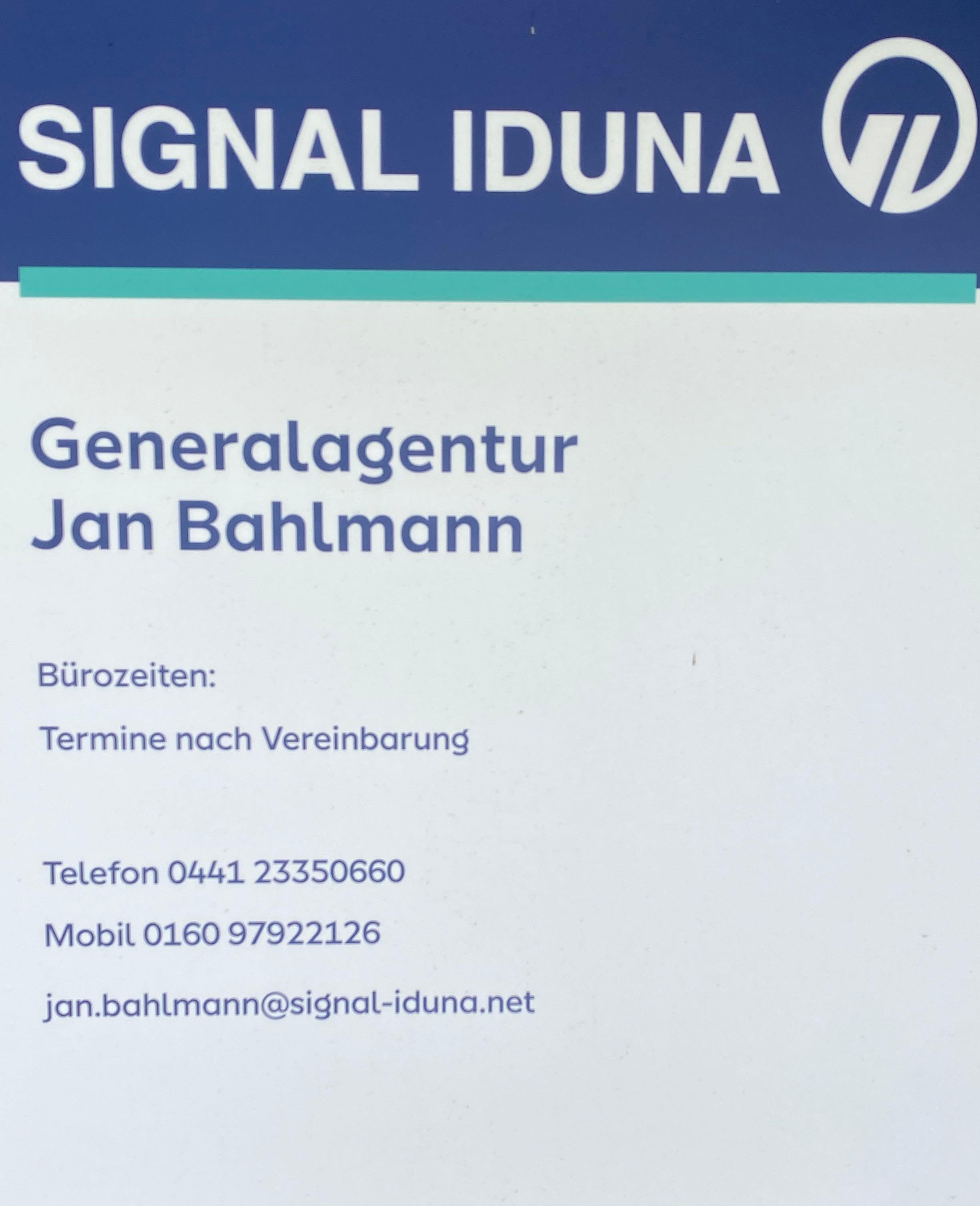 SIGNAL IDUNA Versicherung Jan Bahlmann, Dietrichsweg 48 A in Oldenburg