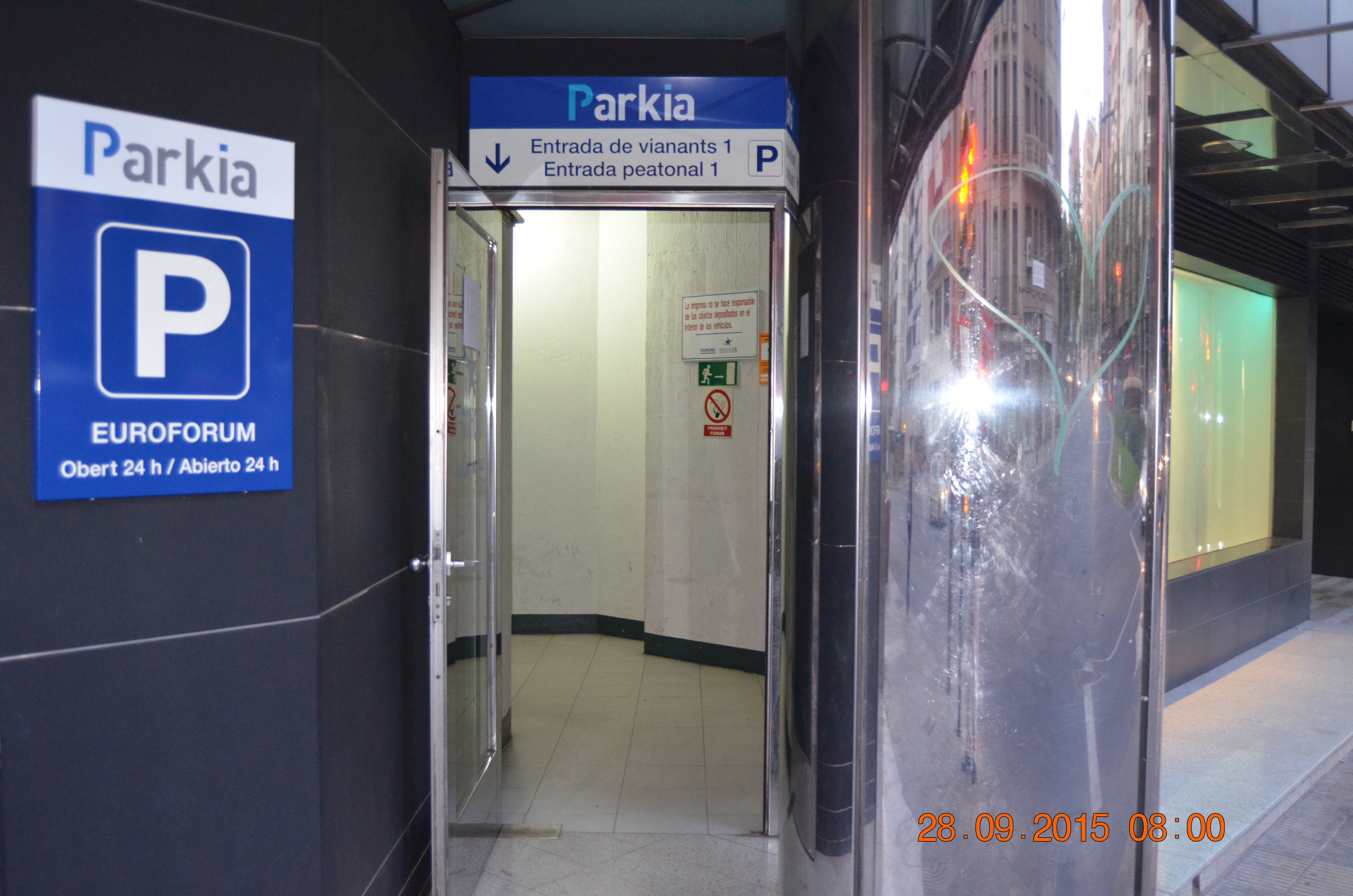 Parking PARKIA By INDIGO en Euroforum. Lleida. C&eacute;ntrico 9