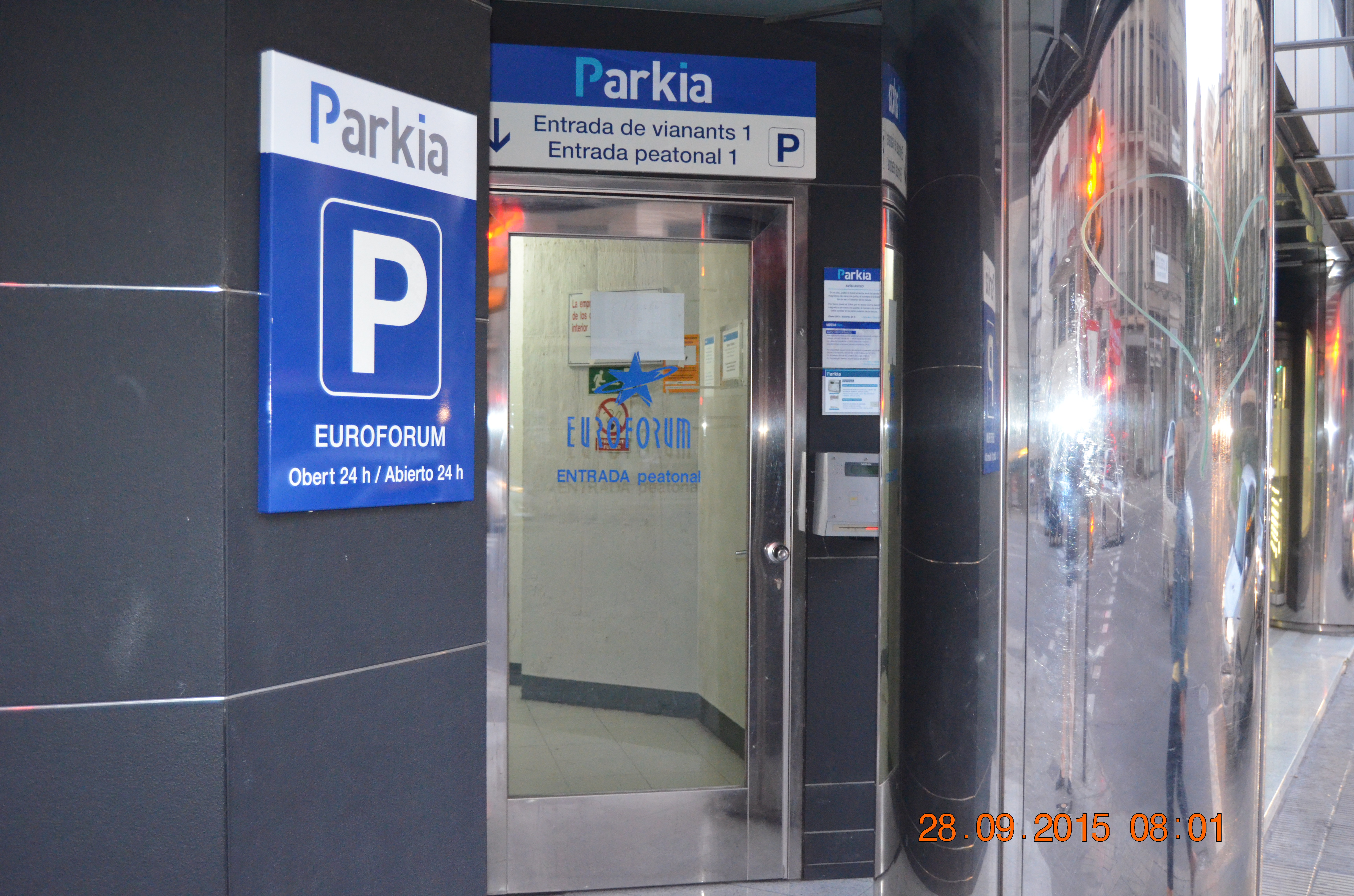 Parking PARKIA By INDIGO en Euroforum. Lleida. C&eacute;ntrico 8