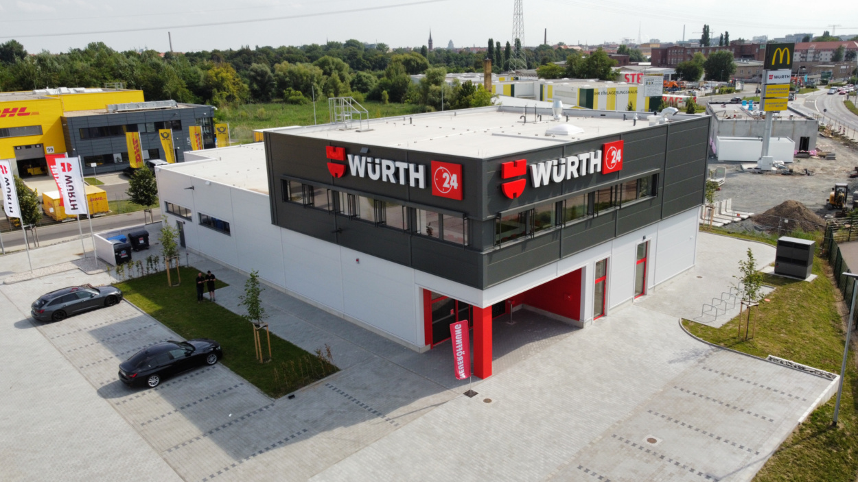 Würth Leipzig-Schönefeld - Textildruck in Leipzig - Logo