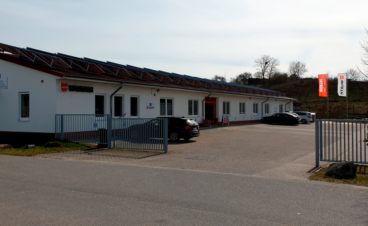 Würth Neubrandenburg-Bethanienberg - Textildruck in Neubrandenburg - Logo