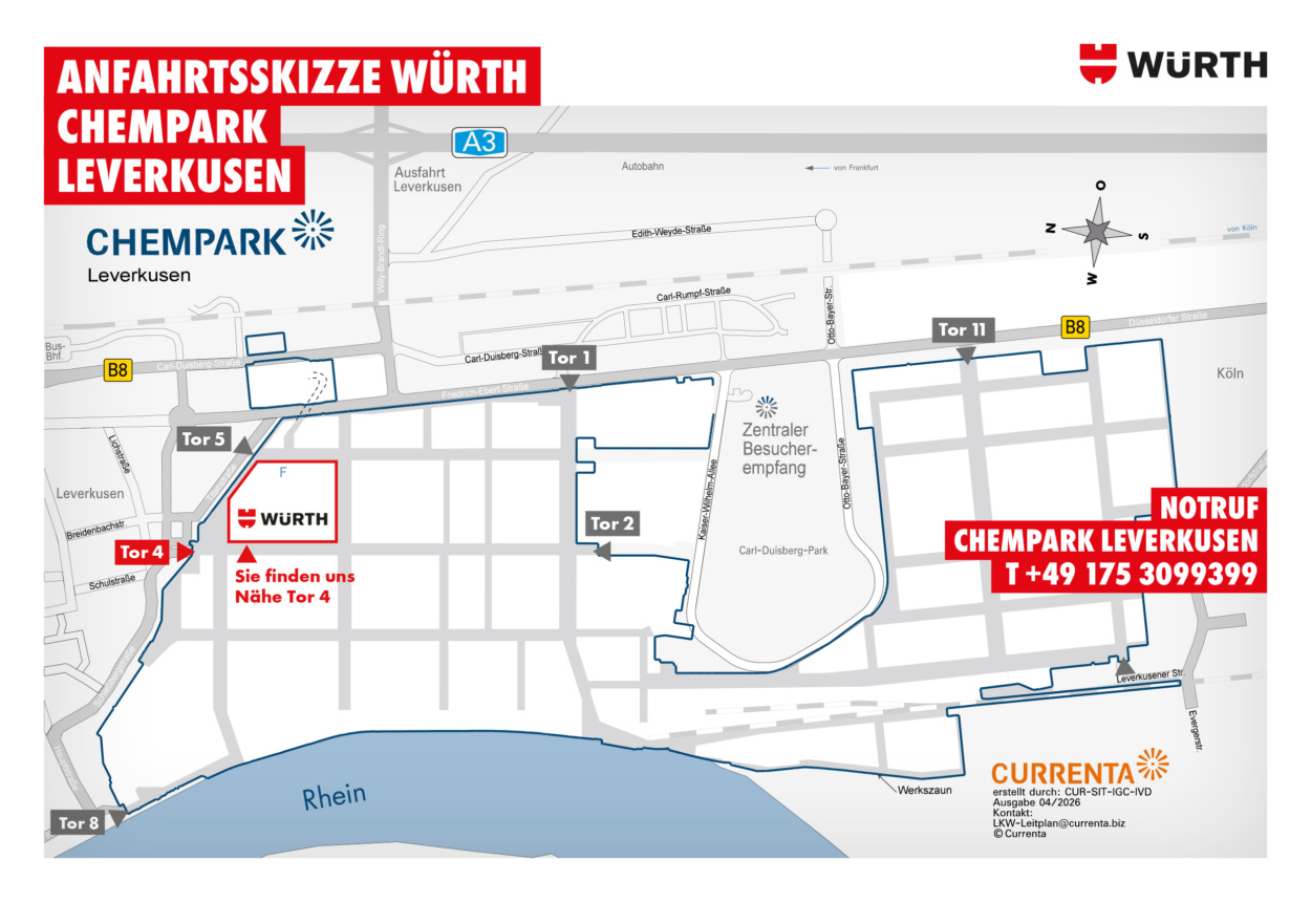 Würth CHEMPARK Leverkusen, Horst-Henning Platz 1 in Leverkusen