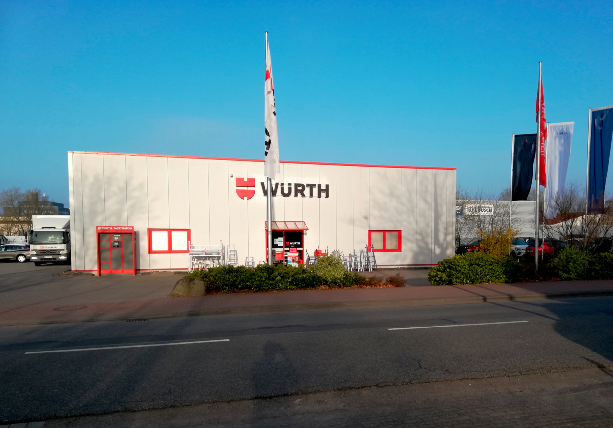 Würth Stade - Textildruck in Stade - Logo