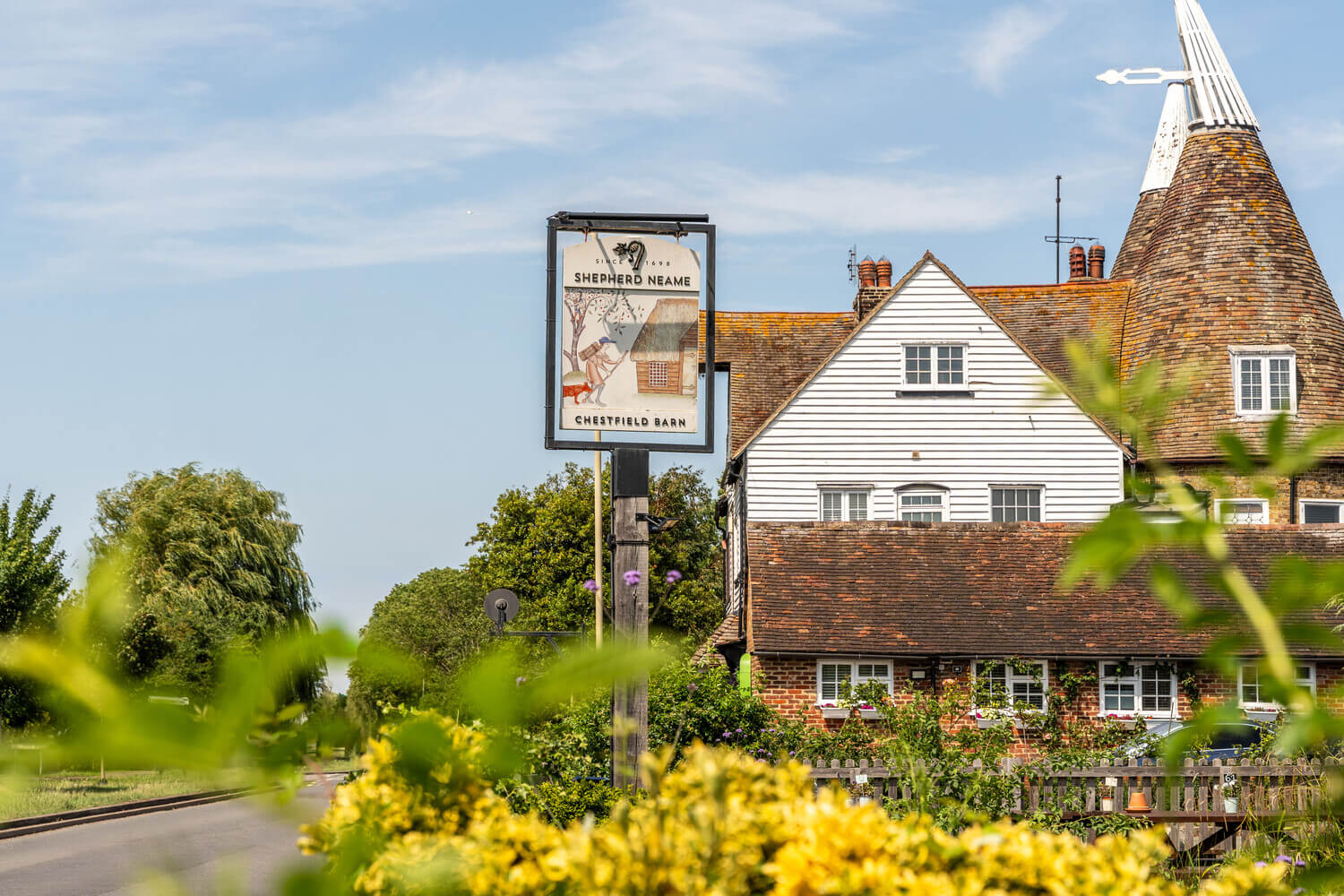 The Chestfield Barn pub in Whitstable