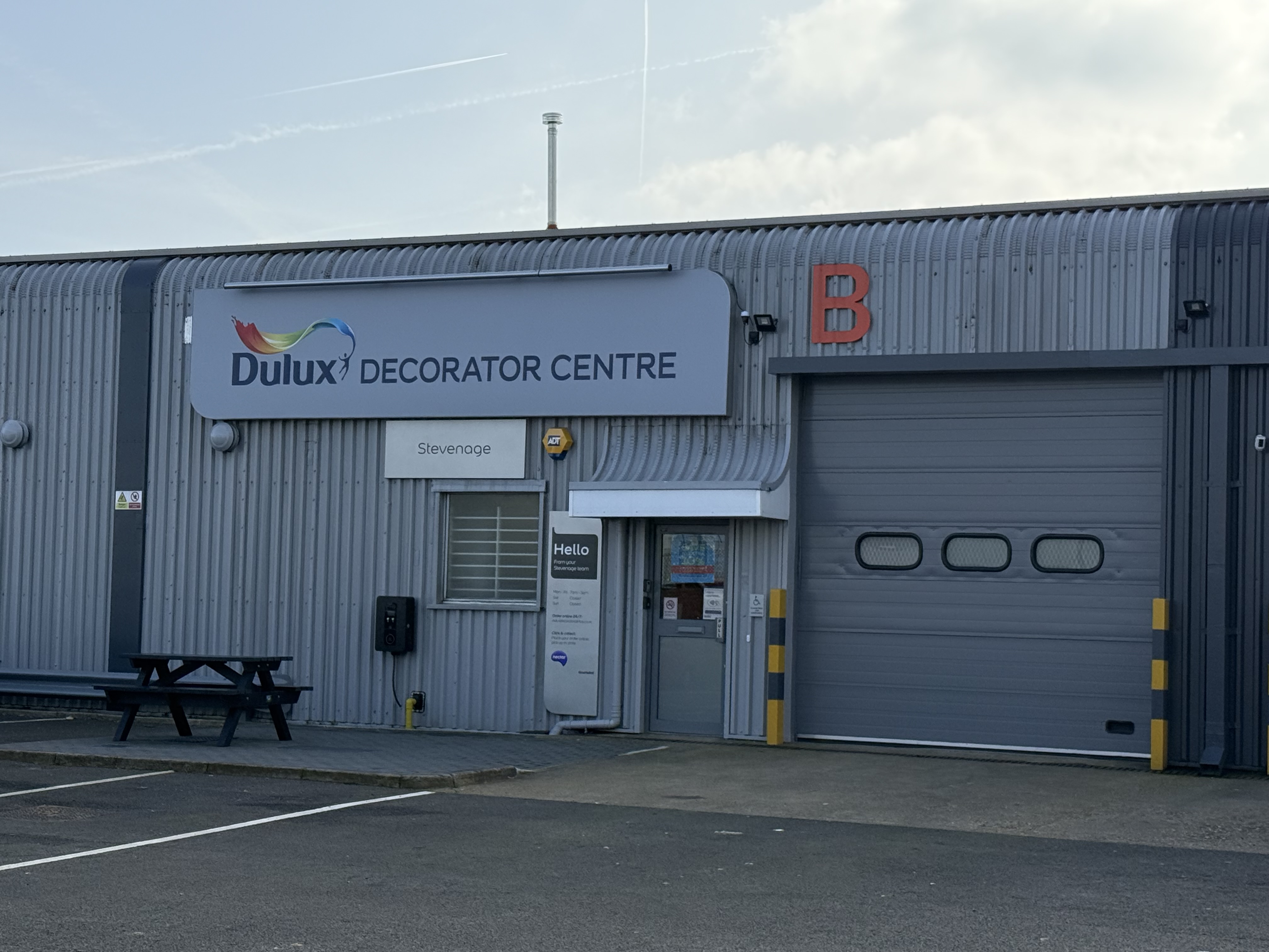 Dulux Decorator Stevenage store entrance