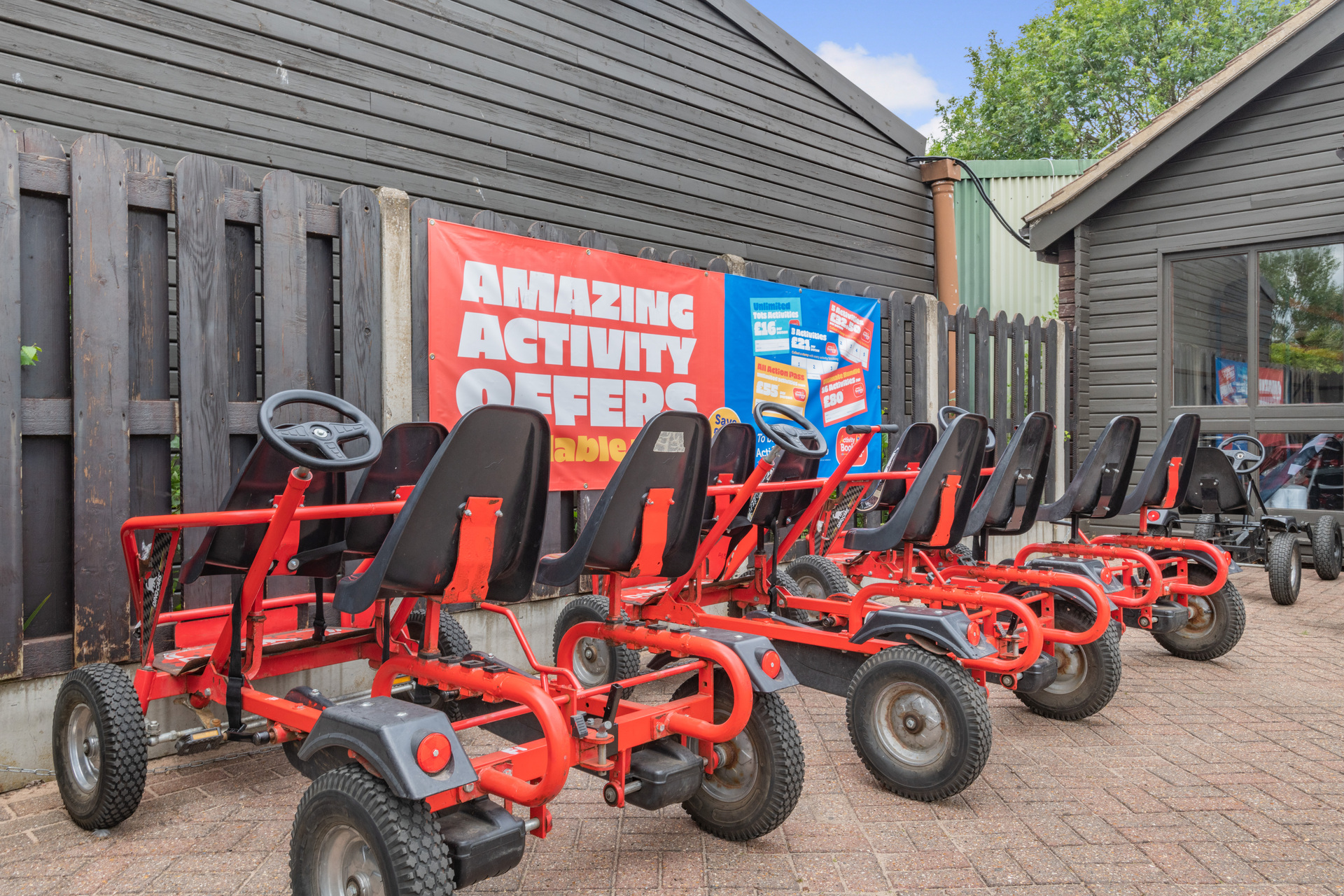 Kart hire at Vauxhall Holiday Park