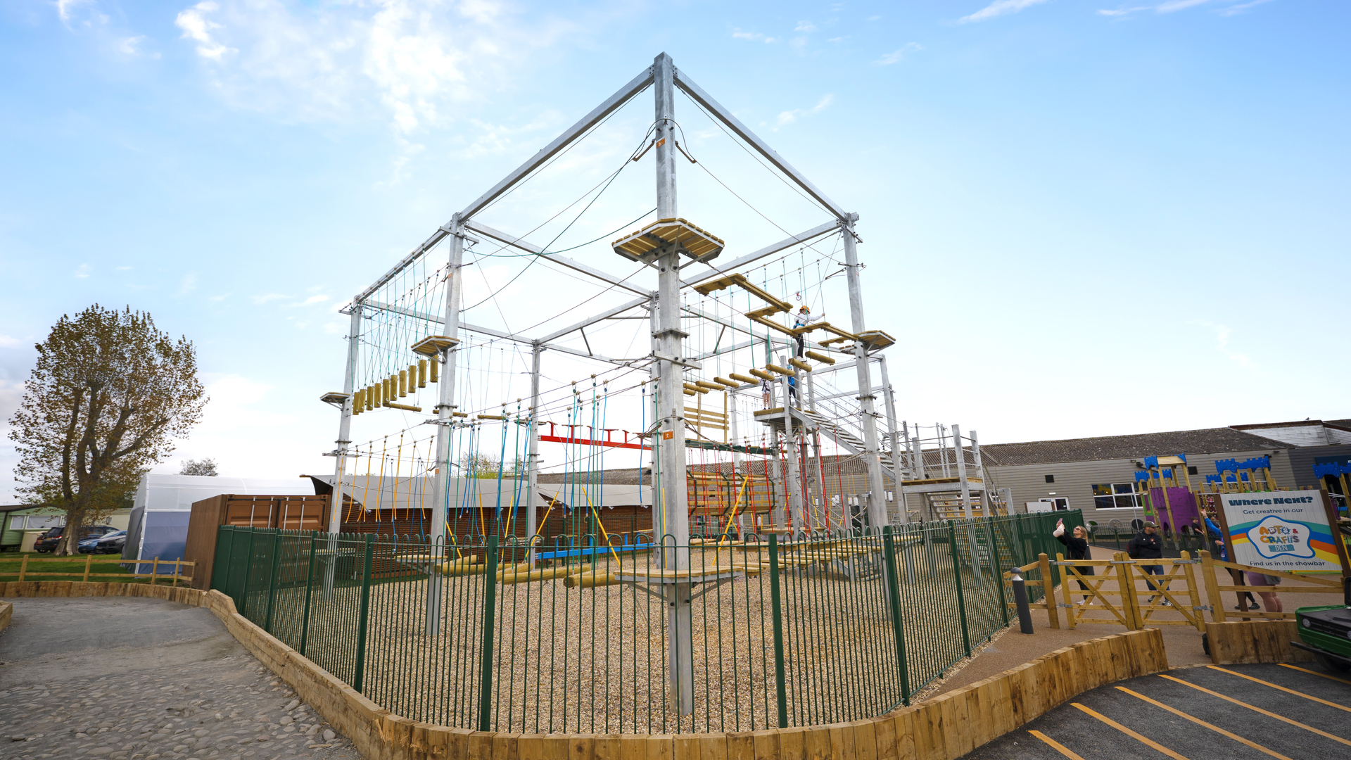 High ropes at Highfield Grange Holiday Park