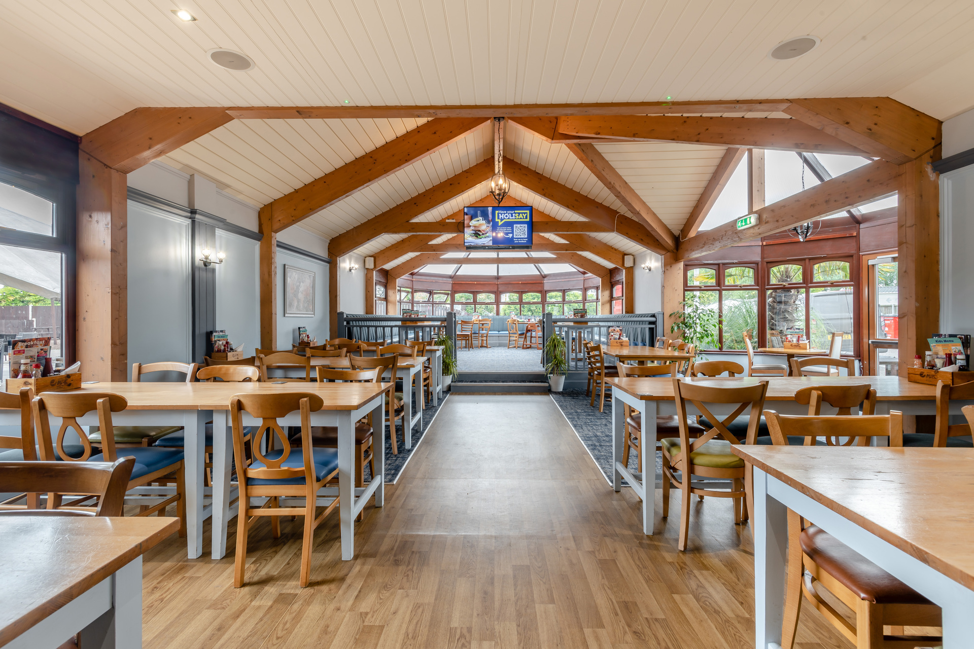 The restaurant at Vauxhall Holiday Park
