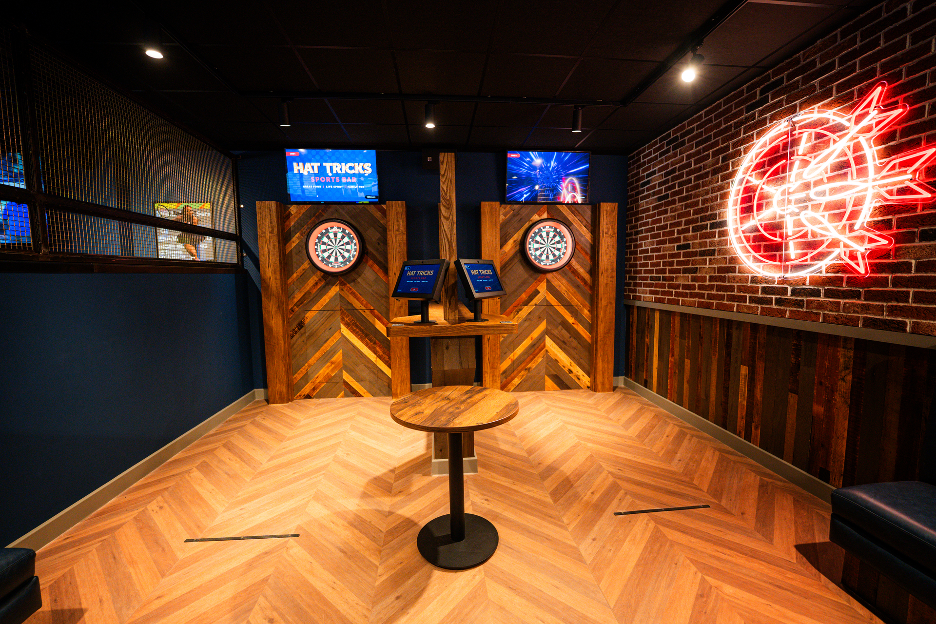 Interactive darts at Vauxhall Holiday Park