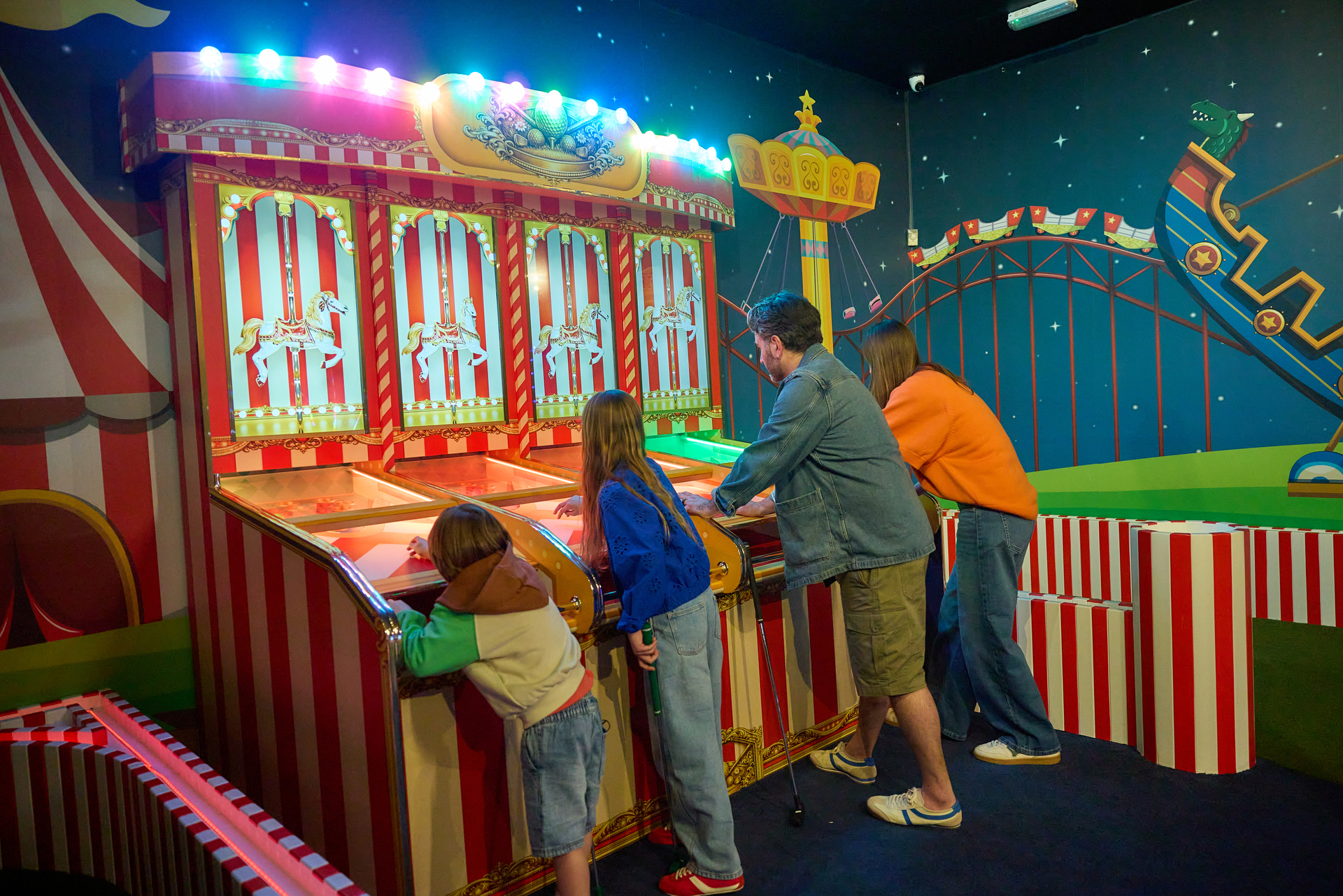 Arcade games at Highfield Grange Holiday Park