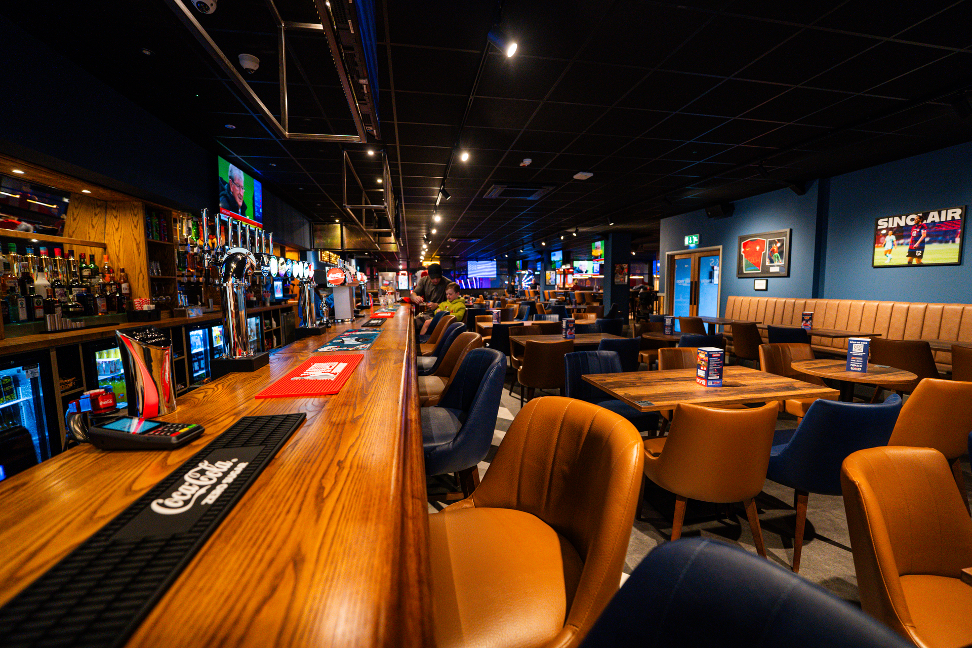 Hat Tricks sports bar at Vauxhall Holiday Park