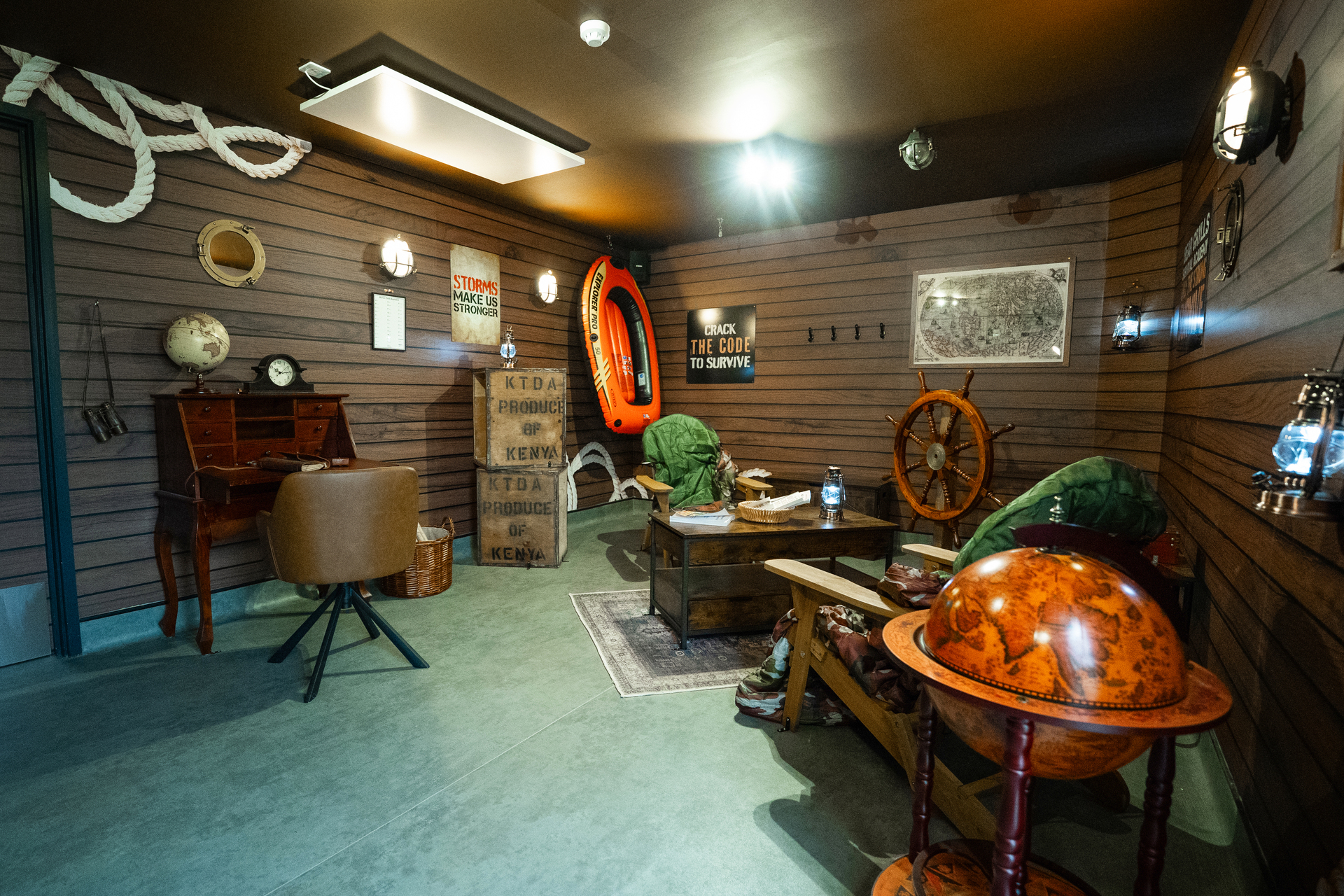 Escape room at Vauxhall Holiday Park