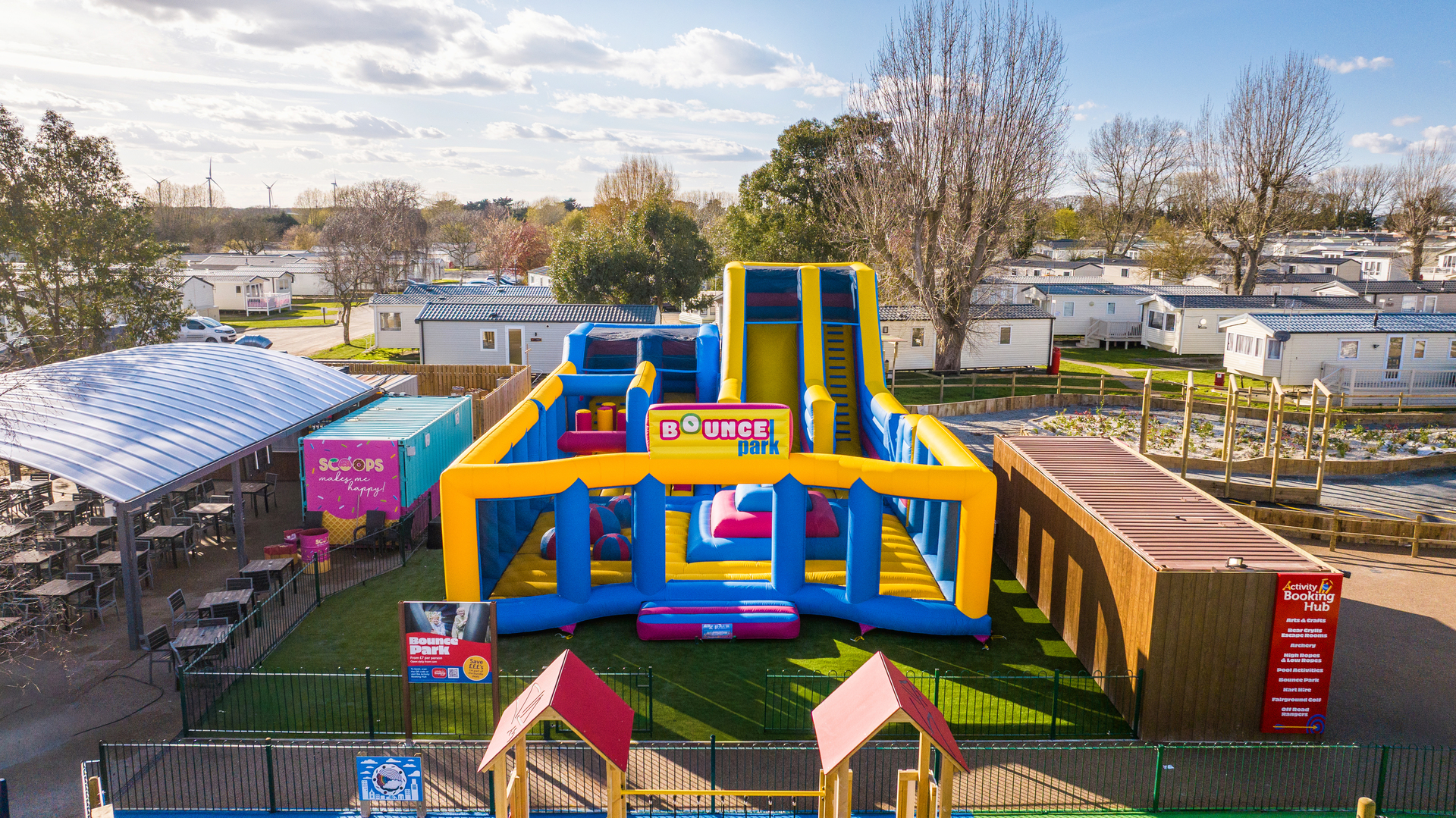 Bounce Park at Highfield Grange Holiday Park