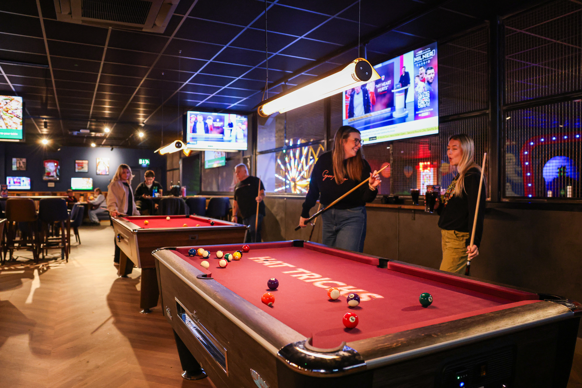 Pool tables at Vauxhall Holiday Park