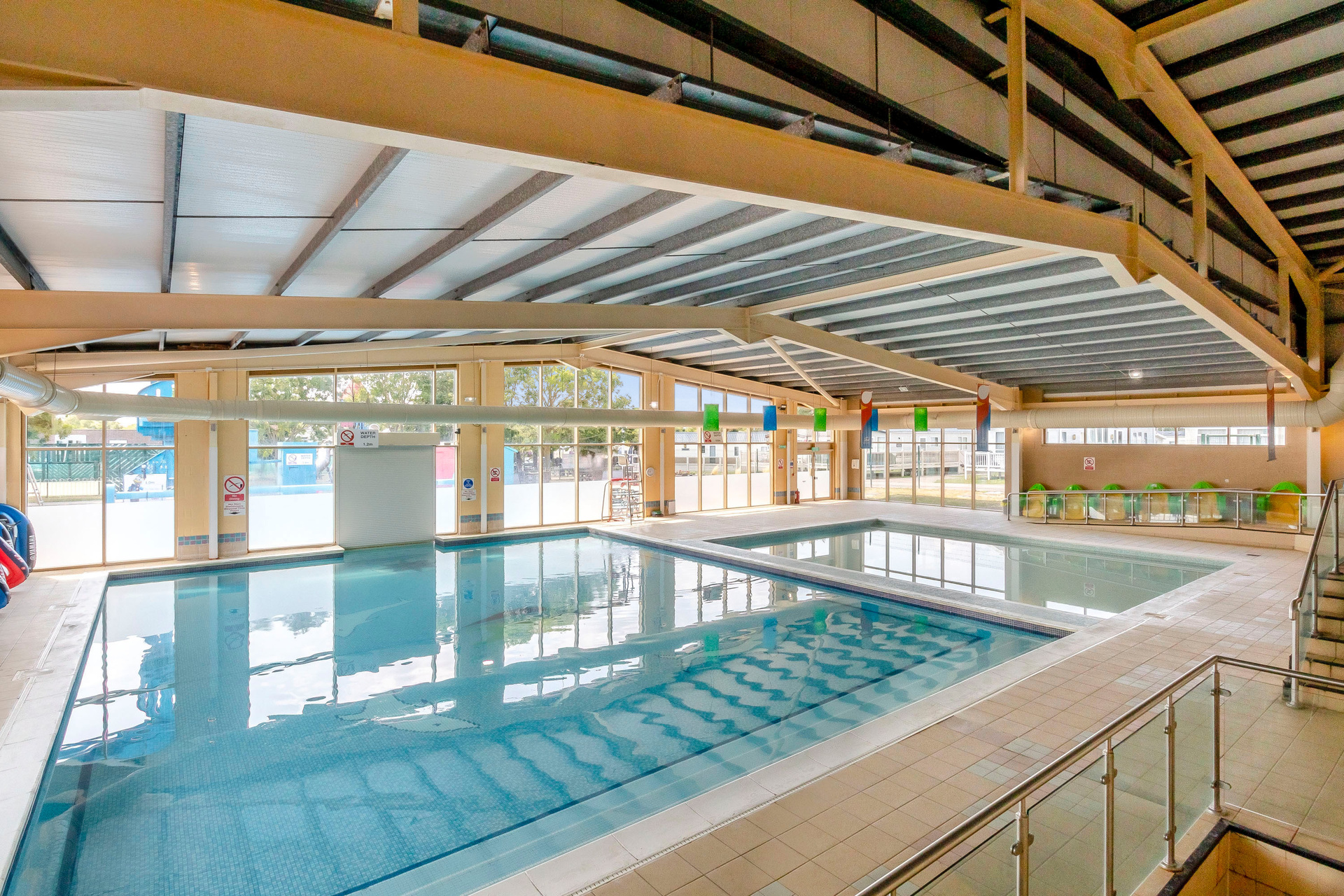 Indoor swimming pool at Highfield Grange Holiday Park