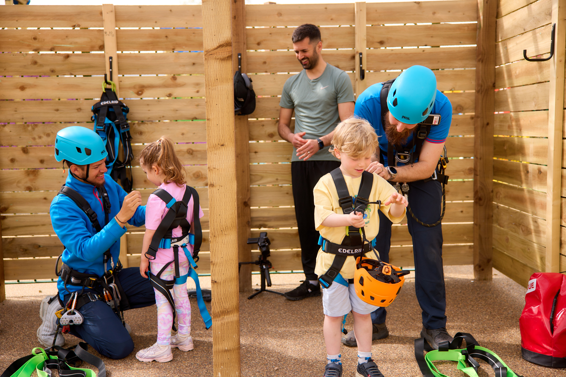 Low ropes at Highfield Grange Holiday Park