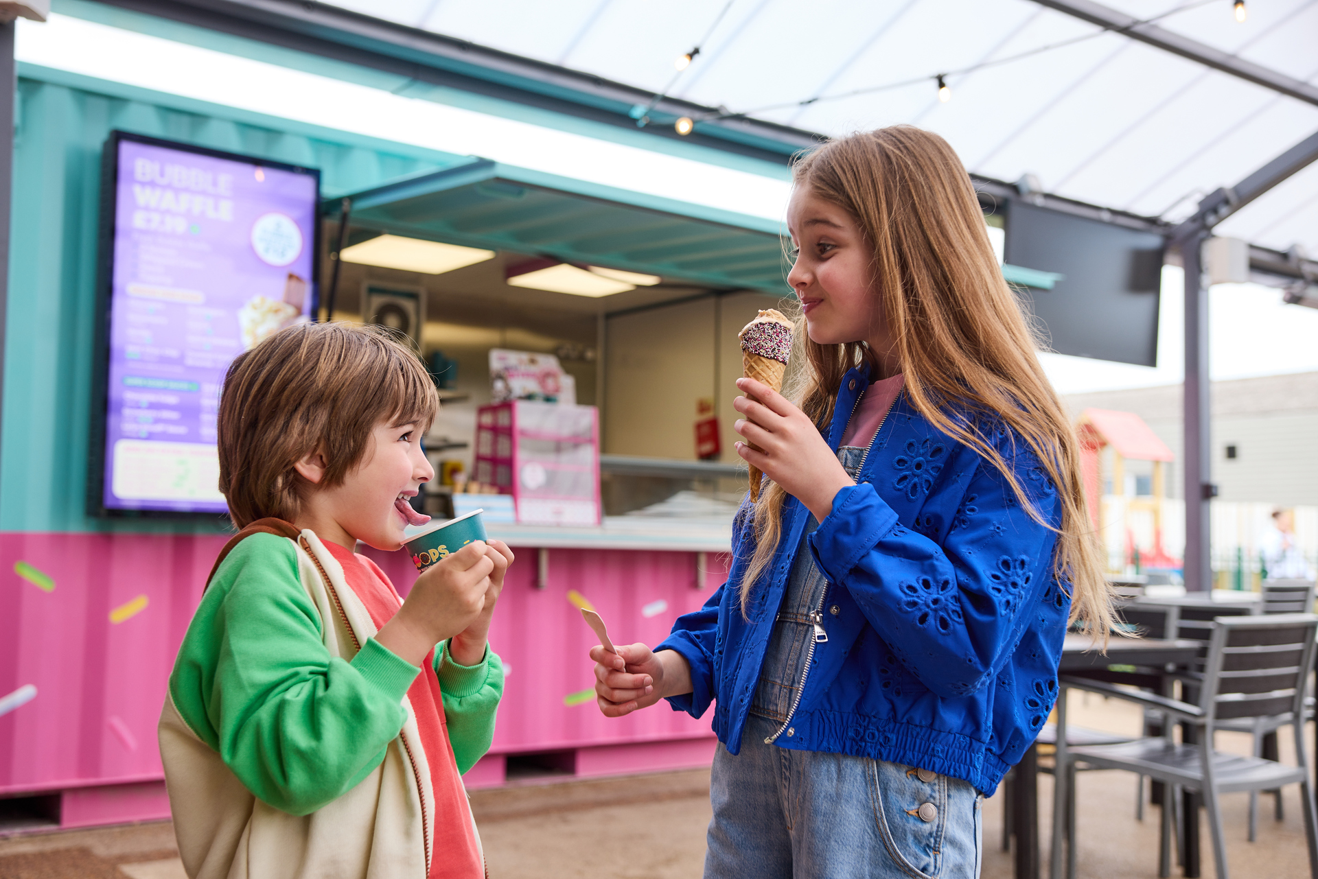 Scoops Ice Cream at Highfield Grange Holiday Park