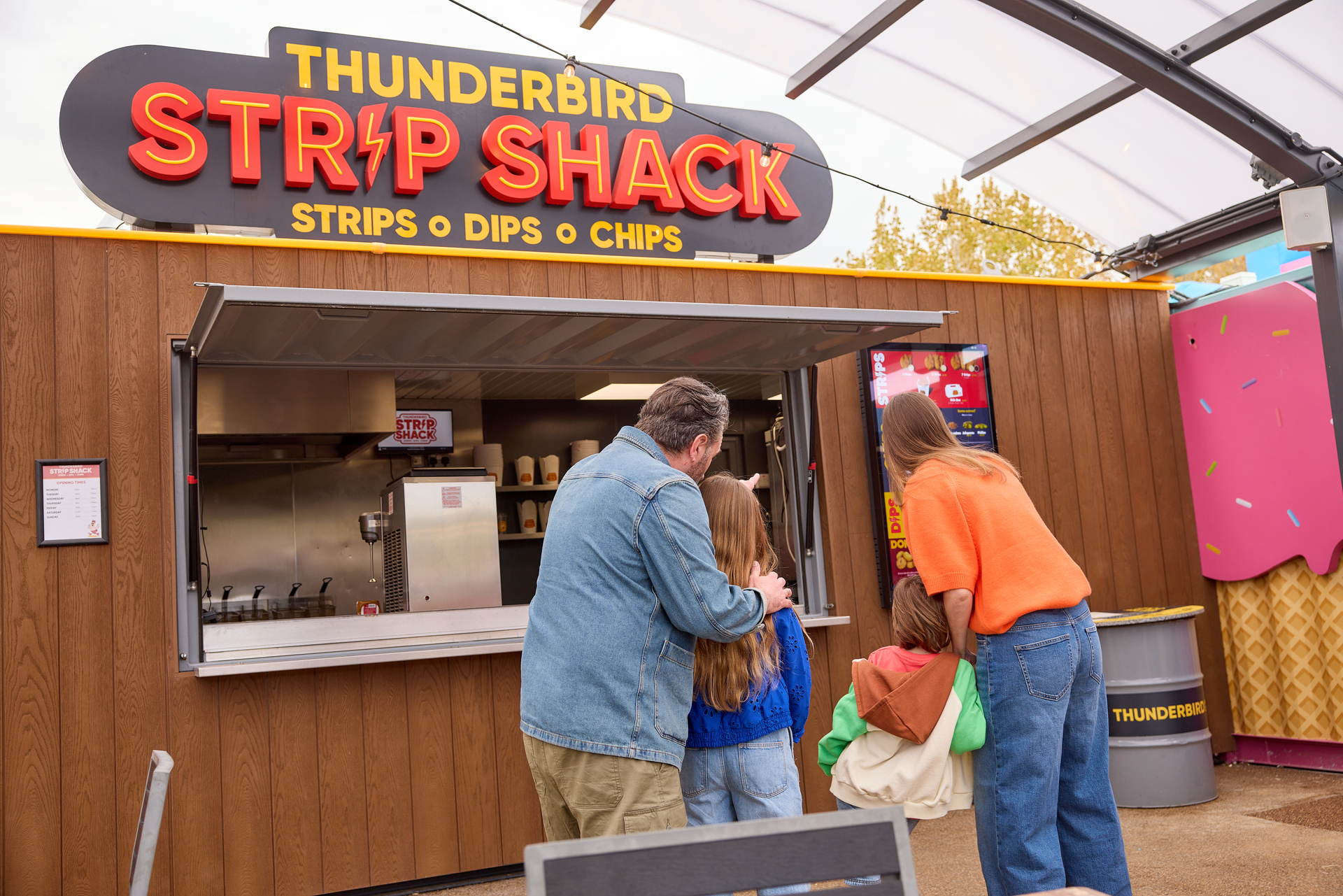 Thunderbird Strip Shack at Highfield Grange Holiday Park