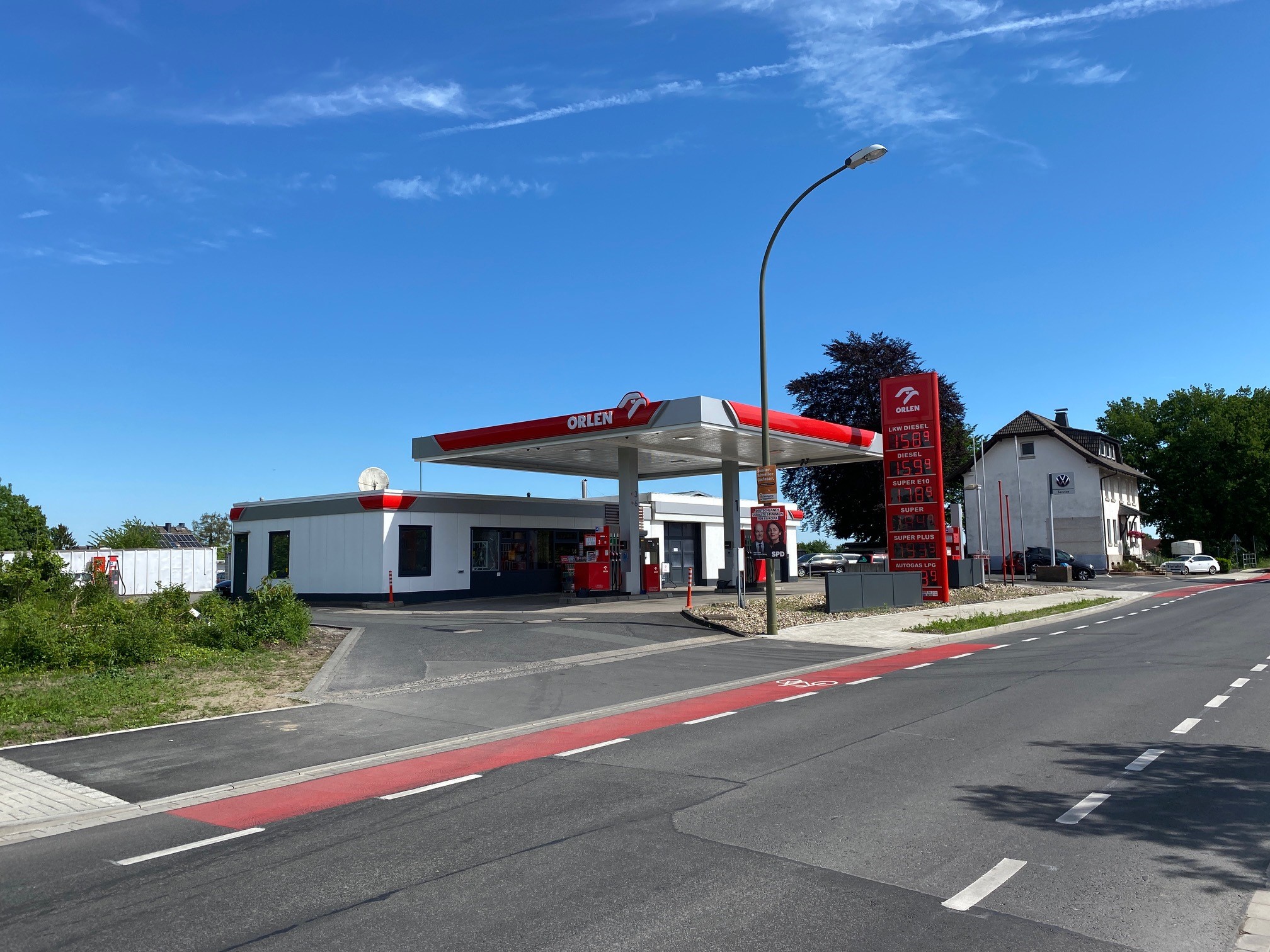 Bild 1 ORLEN Tankstelle in Bönen