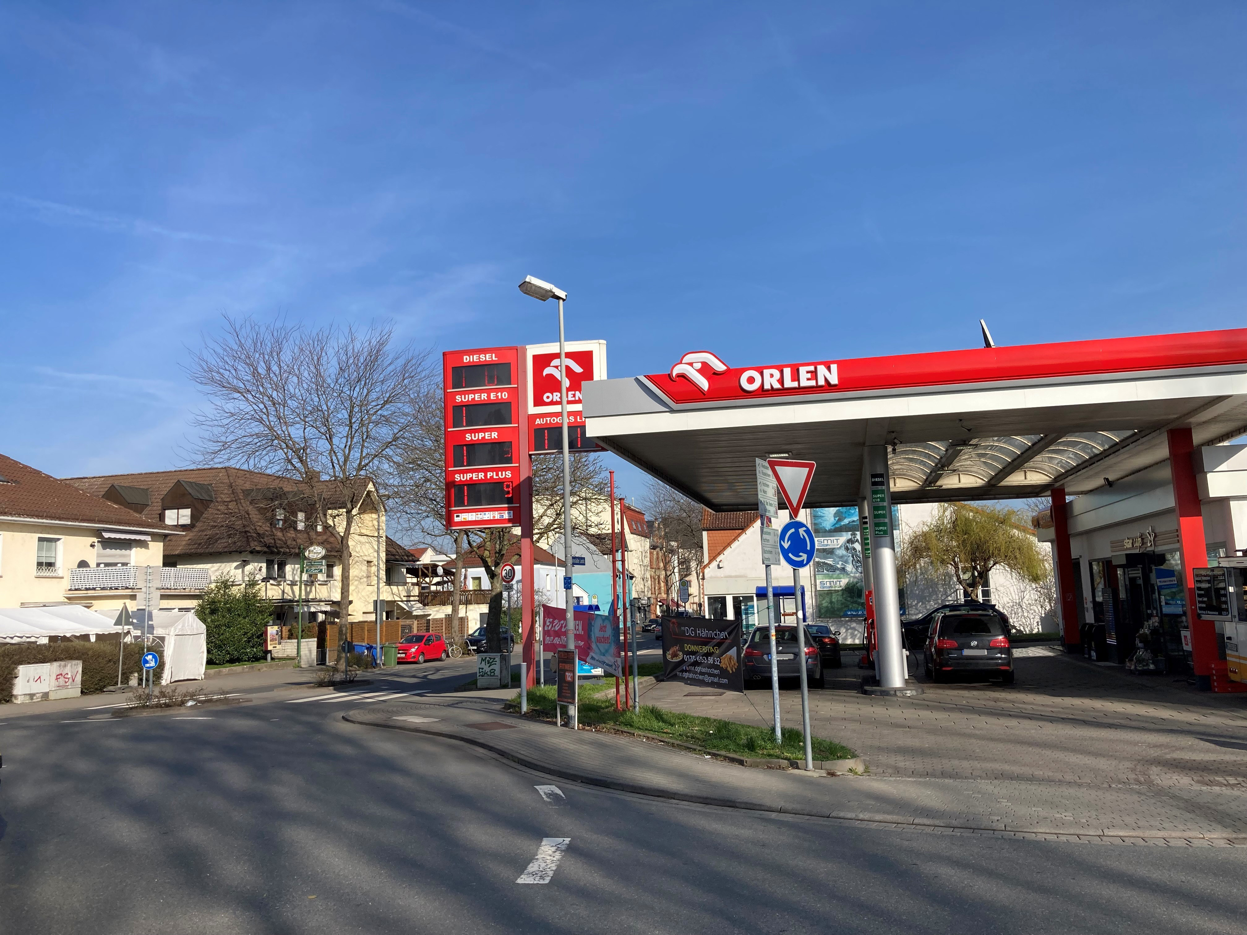 Bild 1 ORLEN Tankstelle in Ginsheim-Gustavsburg