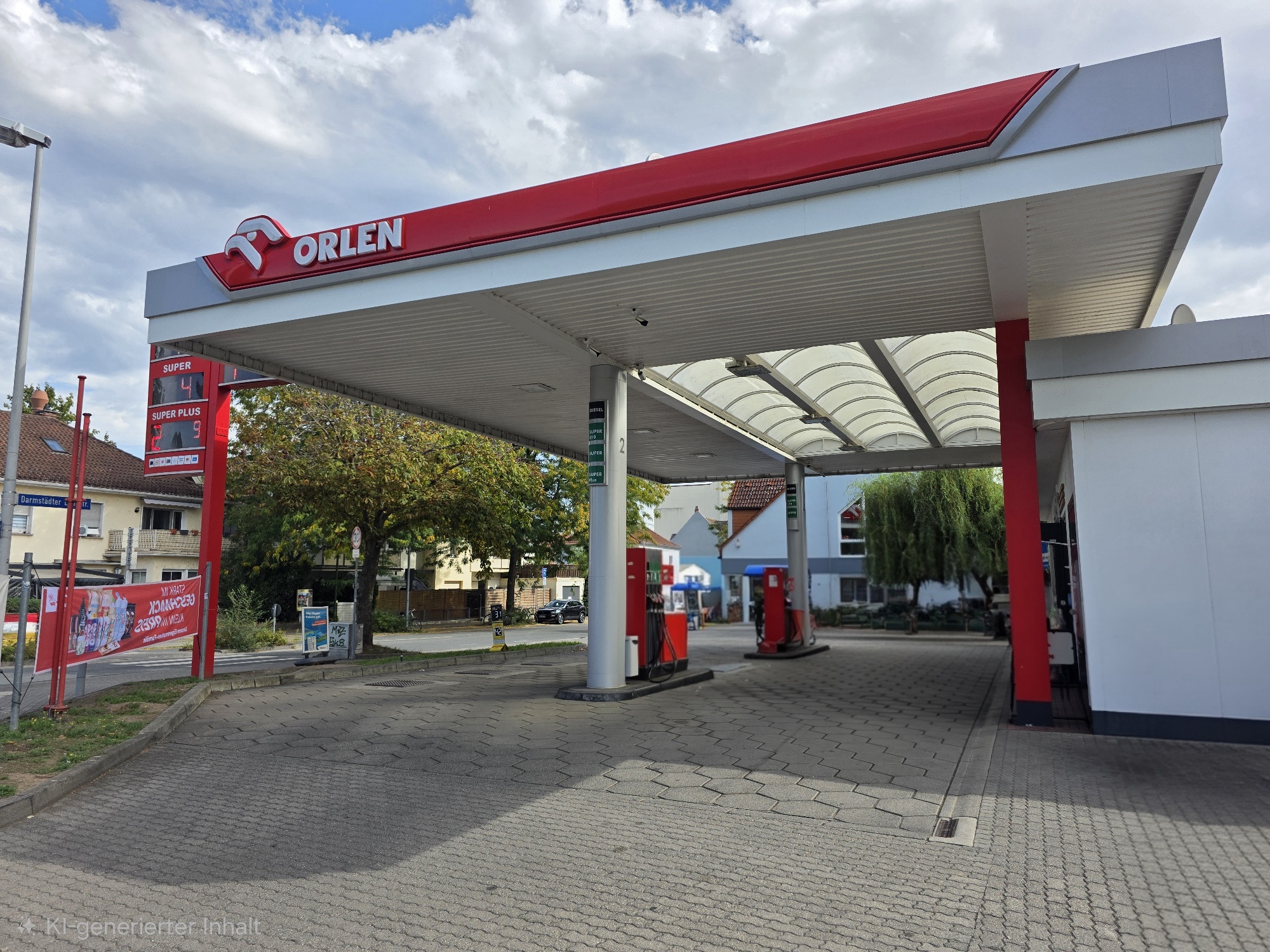 Bild 1 ORLEN Tankstelle in Ginsheim-Gustavsburg