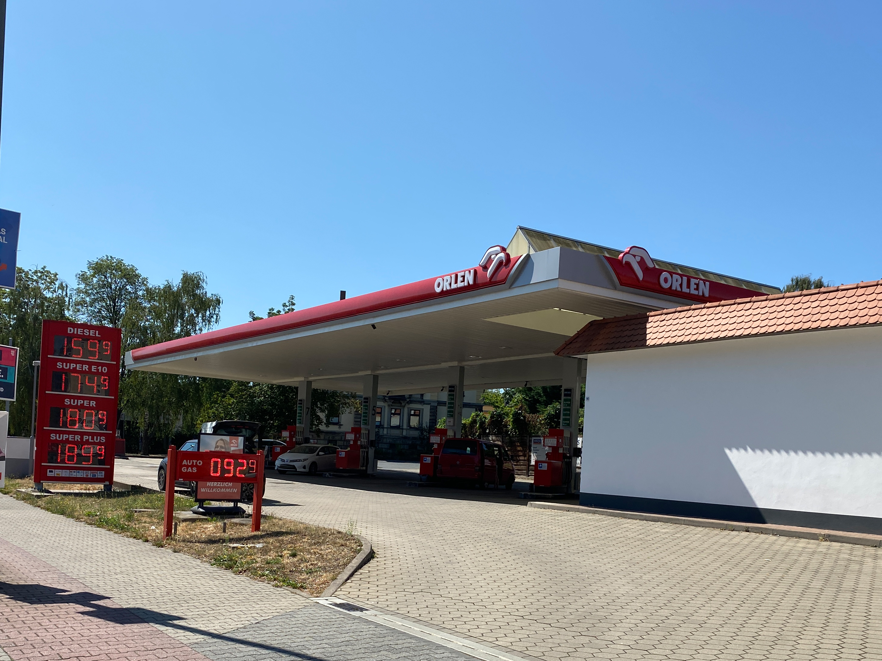 Bild 1 ORLEN Tankstelle in Dresden