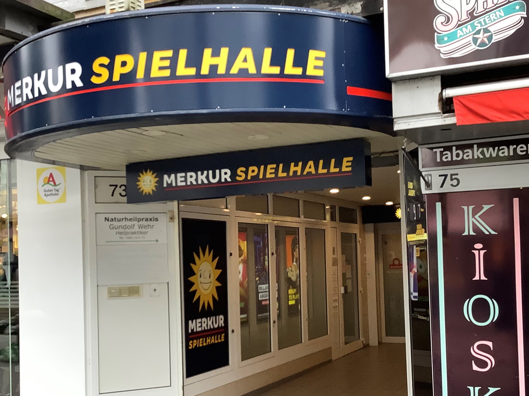 MERKUR SPIELHALLE Kassel, Untere Königsstraße 73 in Kassel