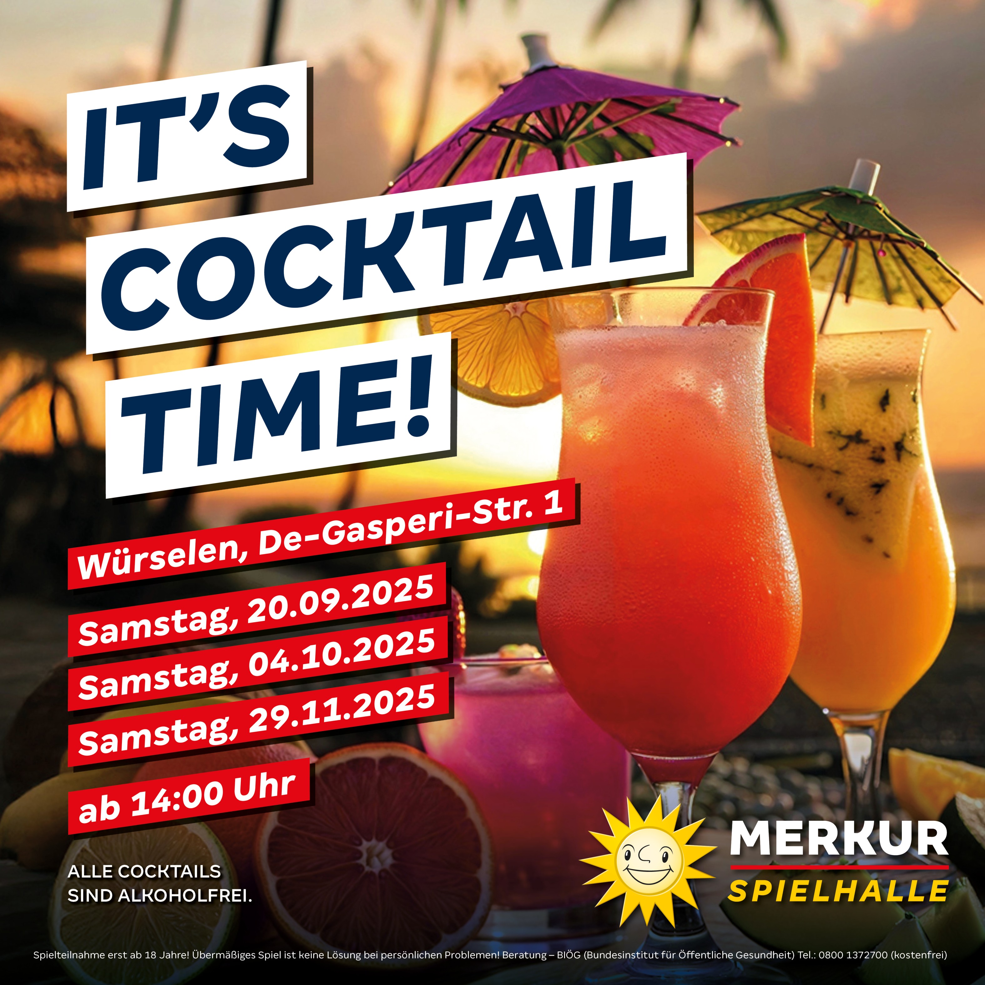 MERKUR SPIELHALLE Würselen, De-Gasperi-Straße 1 in Würselen